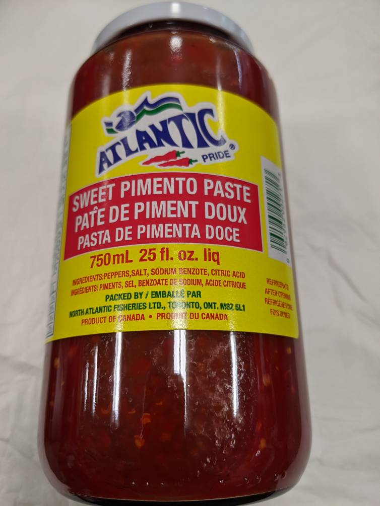 ATLANTIC SWEET PIMENTO PASTE 750ML