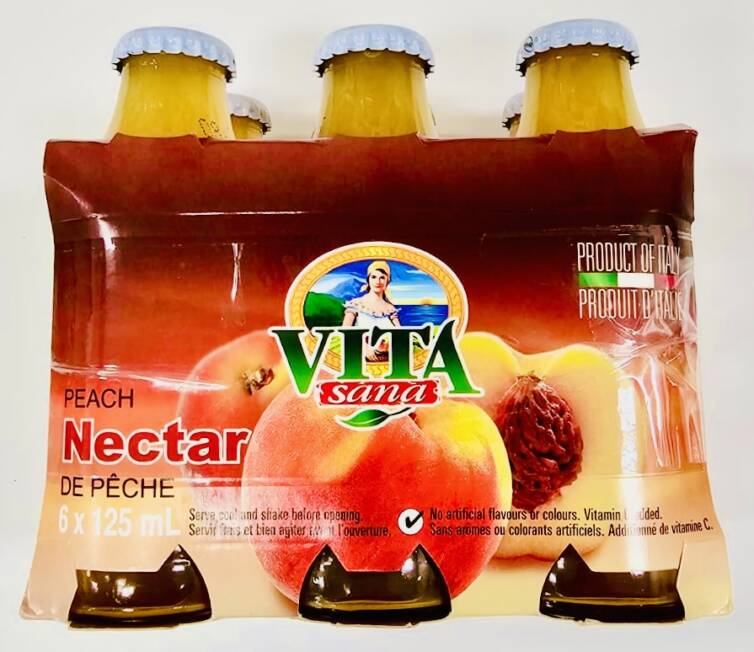 VITA SANA PEACH NECTAR 6X125ML